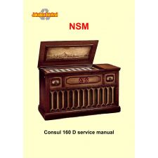 Service Manual NSM 1975 Consul 160 D 