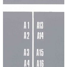 Wurlitzer 1900 titelkaart houders stikkers