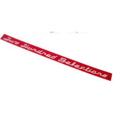 Two hundred selection glas voor V200