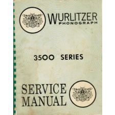 Wurlitzer 3500 series phonograph service manual