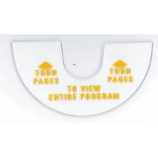 Onderglaasje (plastic) van Seeburg 3WA wallbox 160 of 200 select