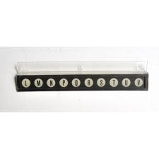 Rockola 426 - 432, 433 Insert & Letters (L-V) Black - part# 41247