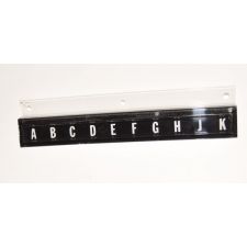 Rockola 467 Letter Insert A-K Black - part# 50536