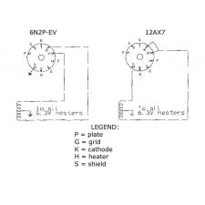 Buis 6N2P-EV = ECC83 = 12AX7 VOSKHOD