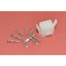 9 polige kunststof chassisdeel / stekker - female