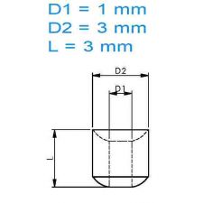 Keramisch afstandsbusje (10 stuks)