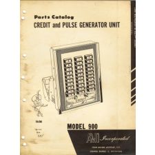 Ami G200 parts catalog credit and pulse generator unit