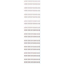 AMI H, I, J en K titelrekjes belettering wit