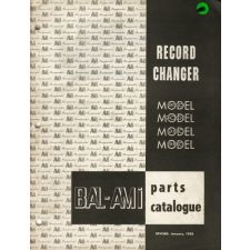 Bal–AMI model 900 & 900–1 & 950 & 960 record changer parts catal