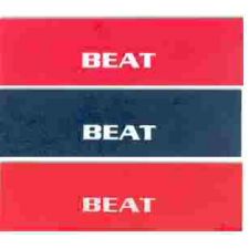 Beat Categorie kaartje voor drukknop rol V/VL/KD 200