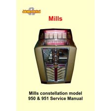 Service manual Mills constellation model 950 & 951