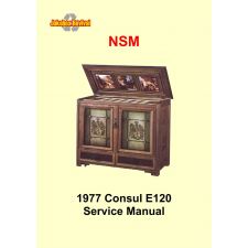 Service manual NSM 1977 Consul E120