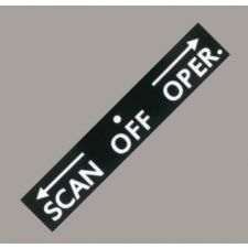 Sticker scan-control schakelaar Rockola