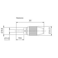 RCA tulpstekker Deltron
