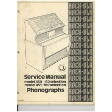Rock-ola model 450 & 451 service manual