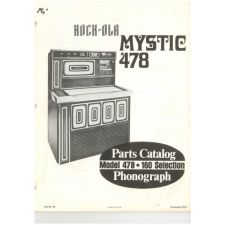 Rock-ola model 478 parts catalog