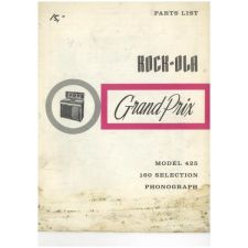 Rock–ola model 425 parts list