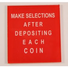 M100A,M100B & M100C make selections glas