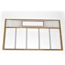 Wurlitzer 2700 Door Glass NOS - part# 122415