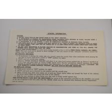 Seeburg instructions leaflet - Changing record & stylus - part# 495129-3