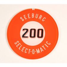 Seeburg KD200 zijkap embleem