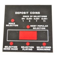 Rowe AMI pricing display card - Engels type 2