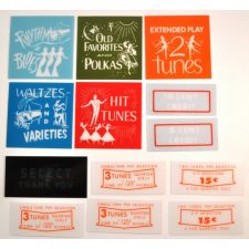 Rockola 1455DL Instruction & Classification inserts