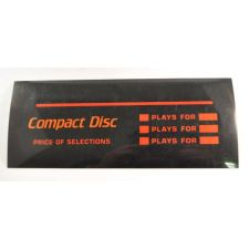 Rowe AMI Pricing plastic CD