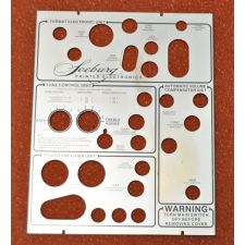 Seeburg KD versterker afdekplaat