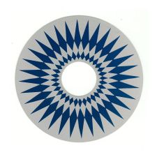 Draaitafel afdekking blauw