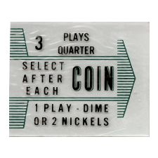 L100, 101 coins glas