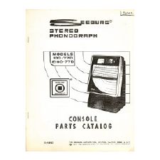 Seeburg 100-77D & E100-77D console parts catalog