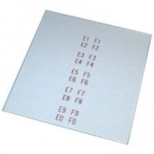 Seeburg programmaruitje HF100G, 100W, HF100R en 100J