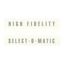 Decal high fidelity & select–o–matic voor de 222 Q160 AY160