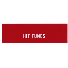 Hit Categorie kaartje voor drukknop rol V/VL/KD 200