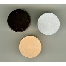 Aluminium knop mat klein zilver