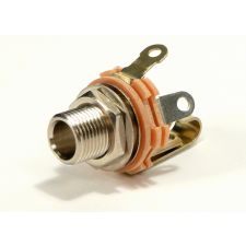 6.3 mm chassisdeel mono switched - lang