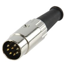 8 pins DIN plug male