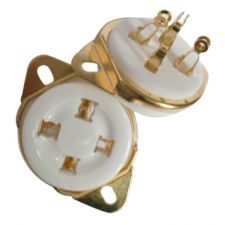 4 pens vergulde buisvoet