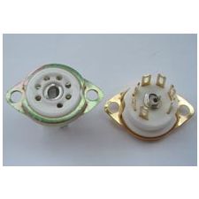 7 polige keramische buisvoet verguld