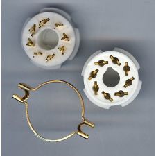 8 polige buisvoet van keramisch materiaal goud