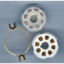 8 polige buisvoet van keramisch materiaal goud