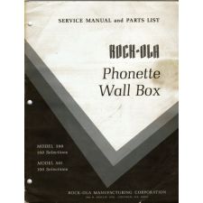 Rock–ola model 500 & 501 service manual and parts list
