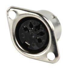 5 pins DIN chassis plug female