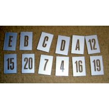 AMI H & I letters & cijfers