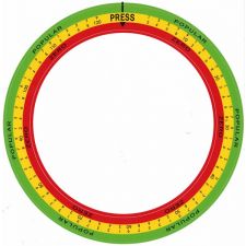 Rockola Tempo 1 & 2 sticker voor populariteitsmeter 120 select (1468 en 1478)