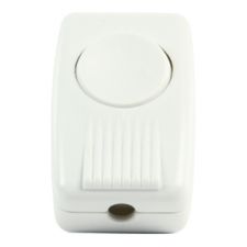 Stekker met schakelaar wit