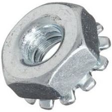 Gekartelde moer UNC 4-40