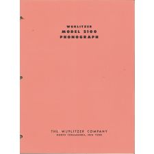 Wurlitzer 2100 series phonograph service manual (loose-leaf system #5)