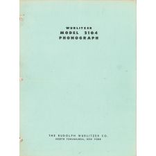 Wurlitzer 2104 series phonograph service manual (loose-leaf system #4)
